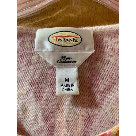 Cashmere Sweater Pink Orange #Talbot #vintage - Picture 3 of 10